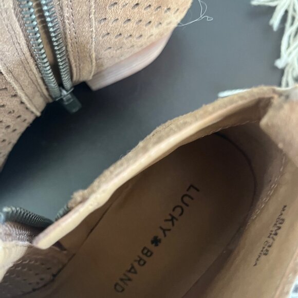 TAN BOOTIES ankle boots - Picture 3 of 4